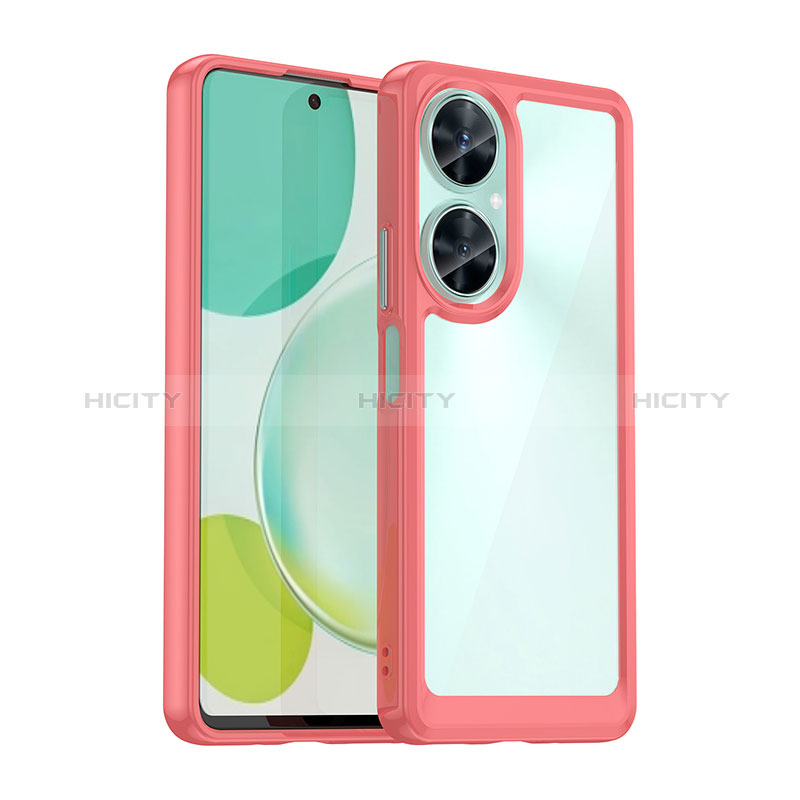 Coque Rebord Contour Silicone et Vitre Transparente Housse Etui J01S pour Huawei Nova 11i Plus