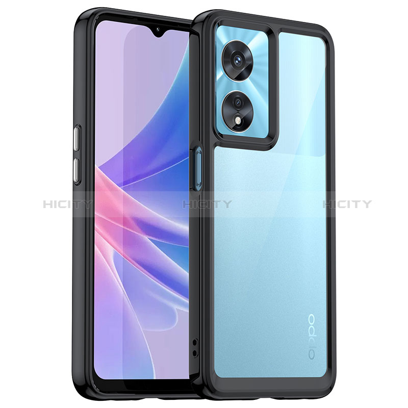 Coque Rebord Contour Silicone et Vitre Transparente Housse Etui J01S pour Oppo A1 5G Plus