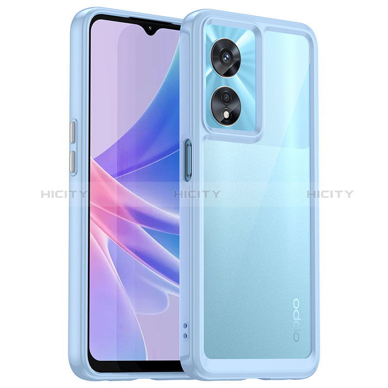 Coque Rebord Contour Silicone et Vitre Transparente Housse Etui J01S pour Oppo A1 5G Plus