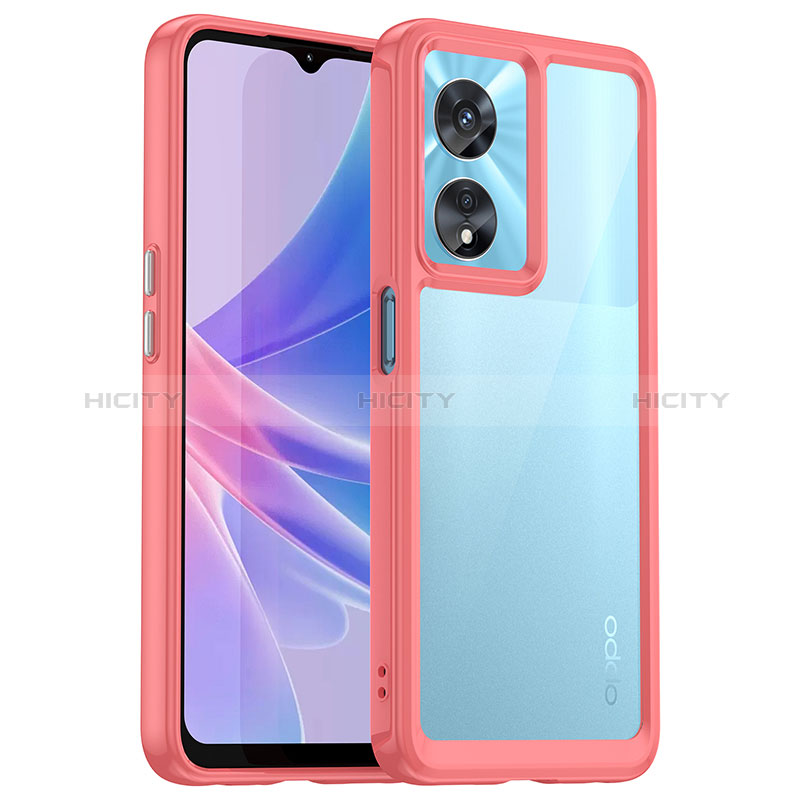 Coque Rebord Contour Silicone et Vitre Transparente Housse Etui J01S pour Oppo A1 5G Plus