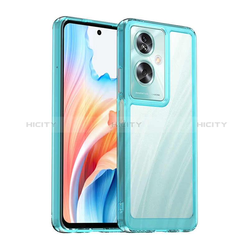 Coque Rebord Contour Silicone et Vitre Transparente Housse Etui J01S pour Oppo A2 5G Plus