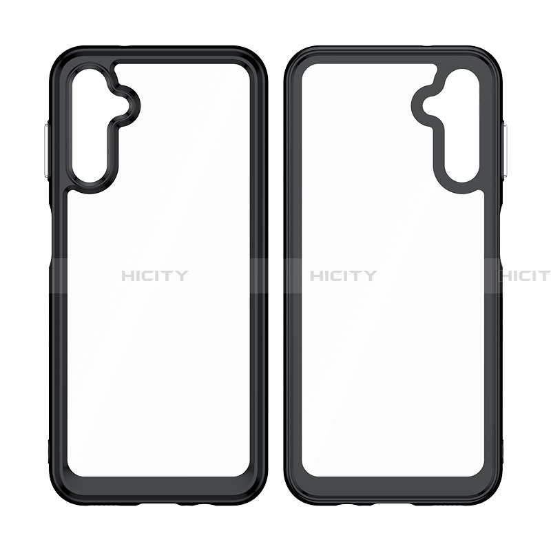 Coque Rebord Contour Silicone et Vitre Transparente Housse Etui J01S pour Samsung Galaxy M44 5G Plus