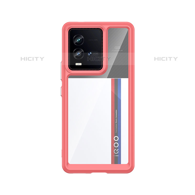 Coque Rebord Contour Silicone et Vitre Transparente Housse Etui J01S pour Vivo iQOO 9T 5G Plus