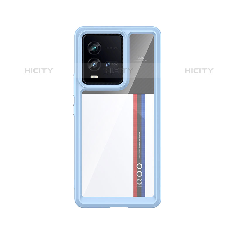 Coque Rebord Contour Silicone et Vitre Transparente Housse Etui J01S pour Vivo iQOO 9T 5G Plus