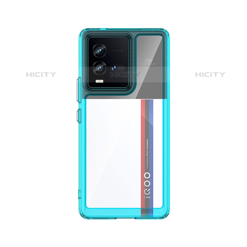 Coque Rebord Contour Silicone et Vitre Transparente Housse Etui J01S pour Vivo iQOO 9T 5G Plus