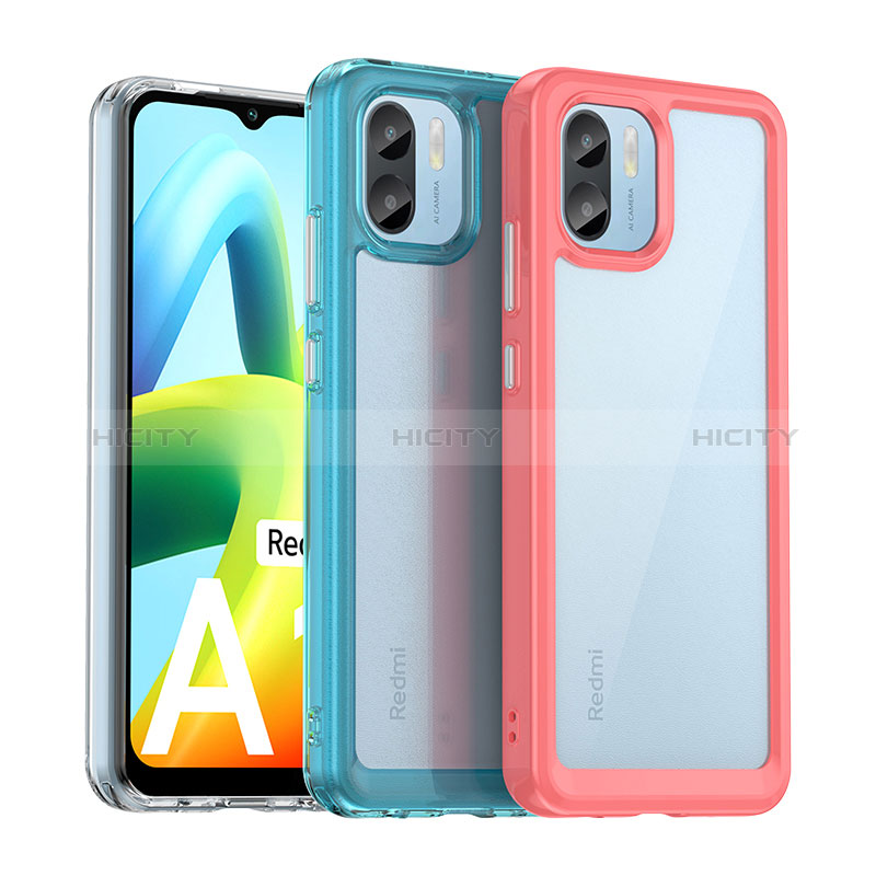 Coque Rebord Contour Silicone et Vitre Transparente Housse Etui J01S pour Xiaomi Poco C51 Plus