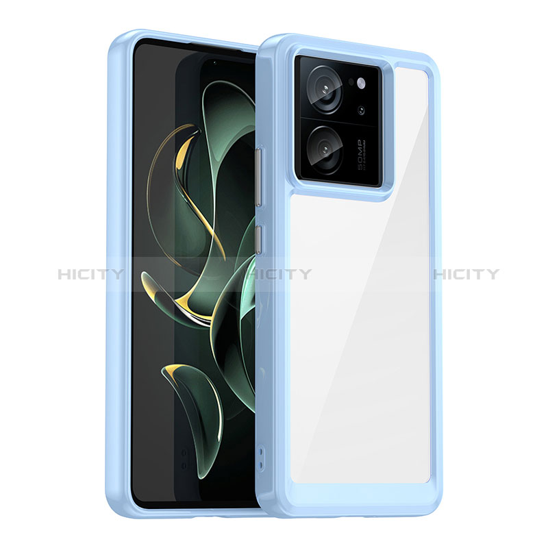 Coque Rebord Contour Silicone et Vitre Transparente Housse Etui J01S pour Xiaomi Redmi K60 Ultra 5G Plus