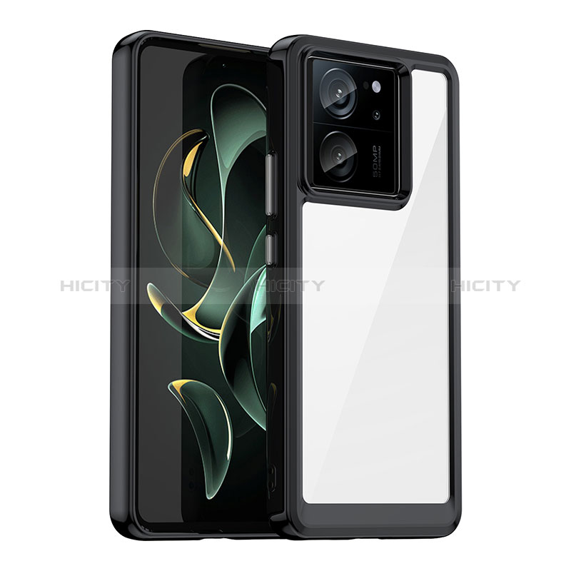 Coque Rebord Contour Silicone et Vitre Transparente Housse Etui J01S pour Xiaomi Redmi K60 Ultra 5G Plus