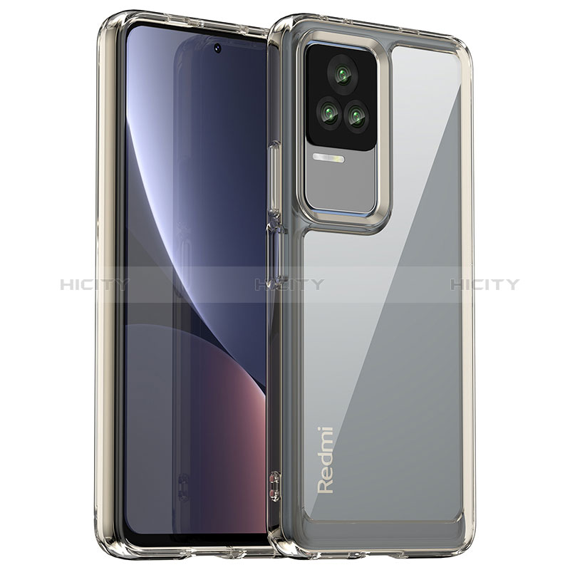 Coque Rebord Contour Silicone et Vitre Transparente Housse Etui J01S pour Xiaomi Redmi K60E 5G Plus