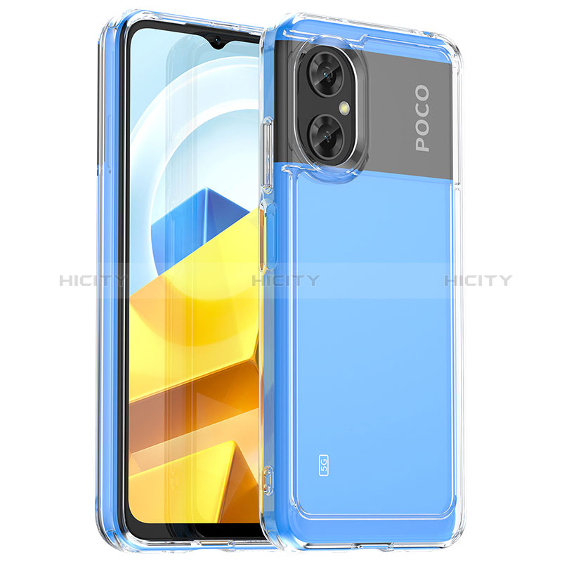 Coque Rebord Contour Silicone et Vitre Transparente Housse Etui J01S pour Xiaomi Redmi Note 11R 5G Clair Plus