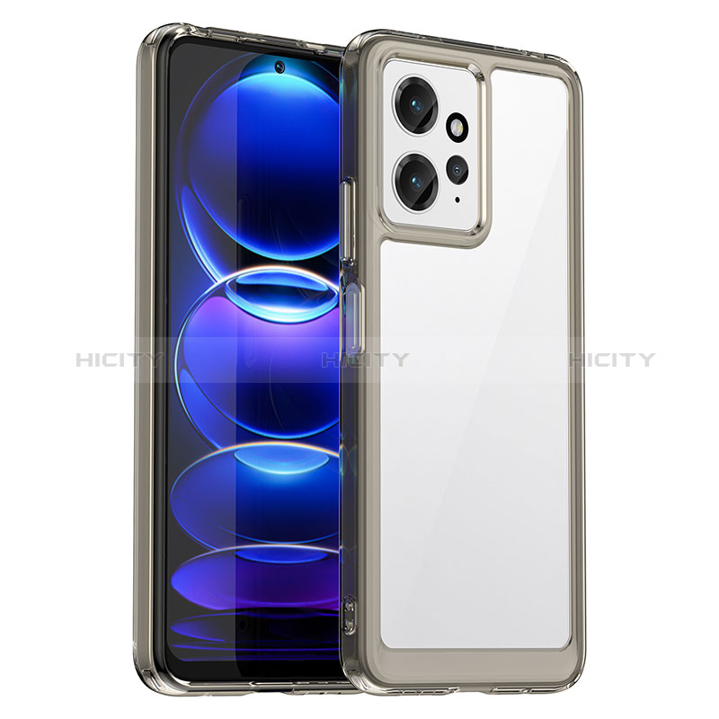 Coque Rebord Contour Silicone et Vitre Transparente Housse Etui J01S pour Xiaomi Redmi Note 12 4G Plus