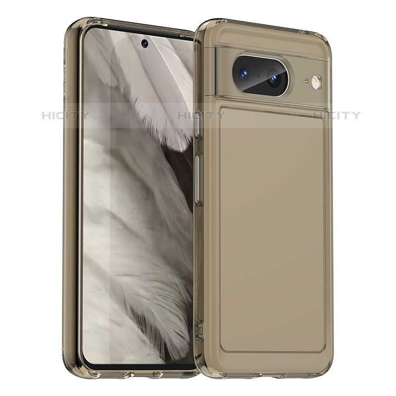 Coque Rebord Contour Silicone et Vitre Transparente Housse Etui J02S pour Google Pixel 8 5G Plus