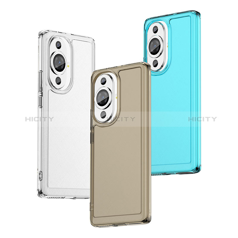 Coque Rebord Contour Silicone et Vitre Transparente Housse Etui J02S pour Huawei Nova 11 Pro Plus