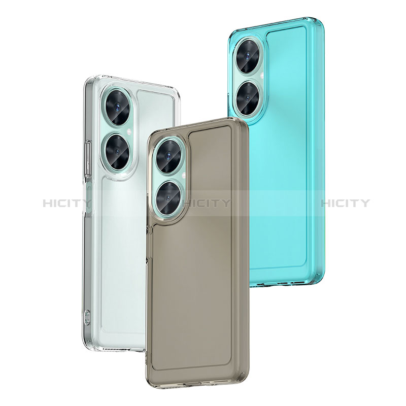 Coque Rebord Contour Silicone et Vitre Transparente Housse Etui J02S pour Huawei Nova 11i Plus