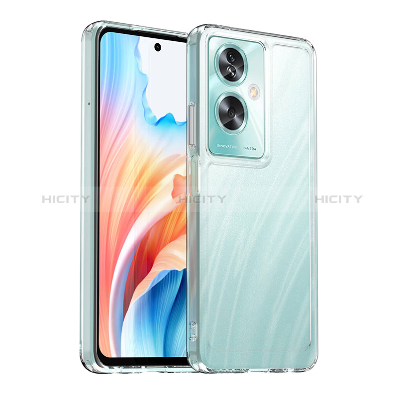 Coque Rebord Contour Silicone et Vitre Transparente Housse Etui J02S pour Oppo A2 5G Plus