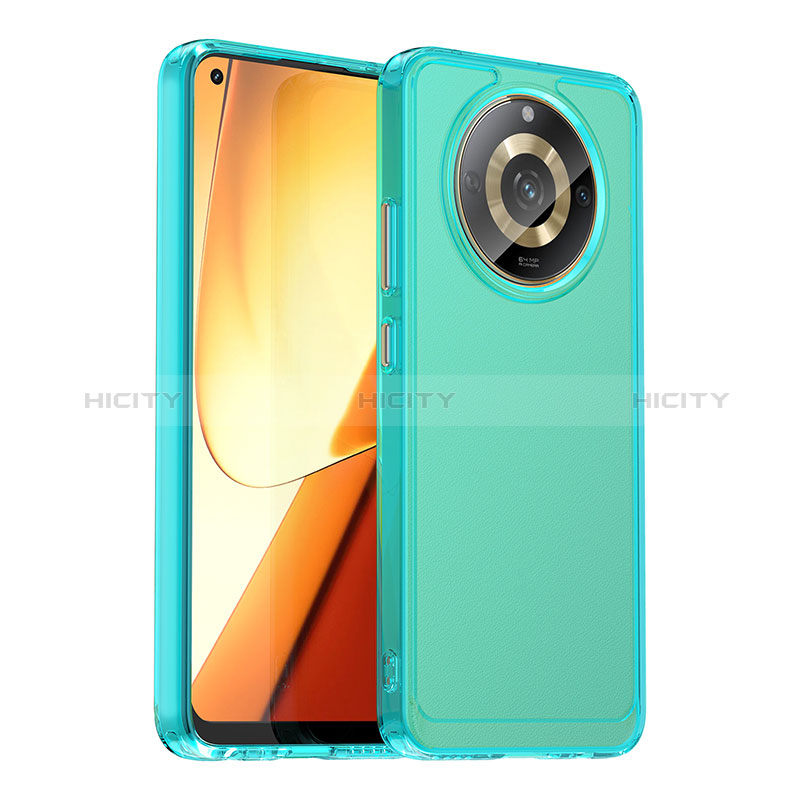 Coque Rebord Contour Silicone et Vitre Transparente Housse Etui J02S pour Realme Narzo 60 5G Plus