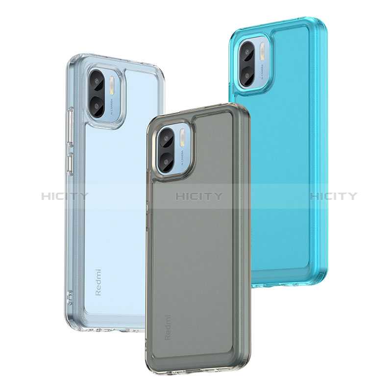 Coque Rebord Contour Silicone et Vitre Transparente Housse Etui J02S pour Xiaomi Poco C50 Plus