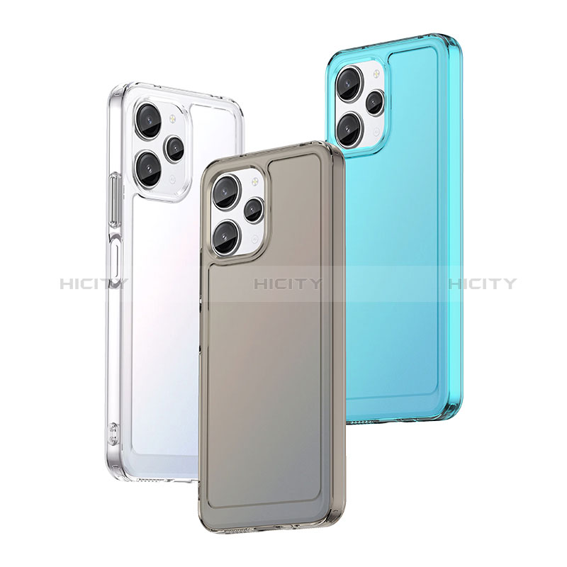 Coque Rebord Contour Silicone et Vitre Transparente Housse Etui J02S pour Xiaomi Poco M6 Pro 5G Plus