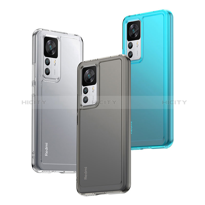 Coque Rebord Contour Silicone et Vitre Transparente Housse Etui J02S pour Xiaomi Redmi K50 Ultra 5G Plus