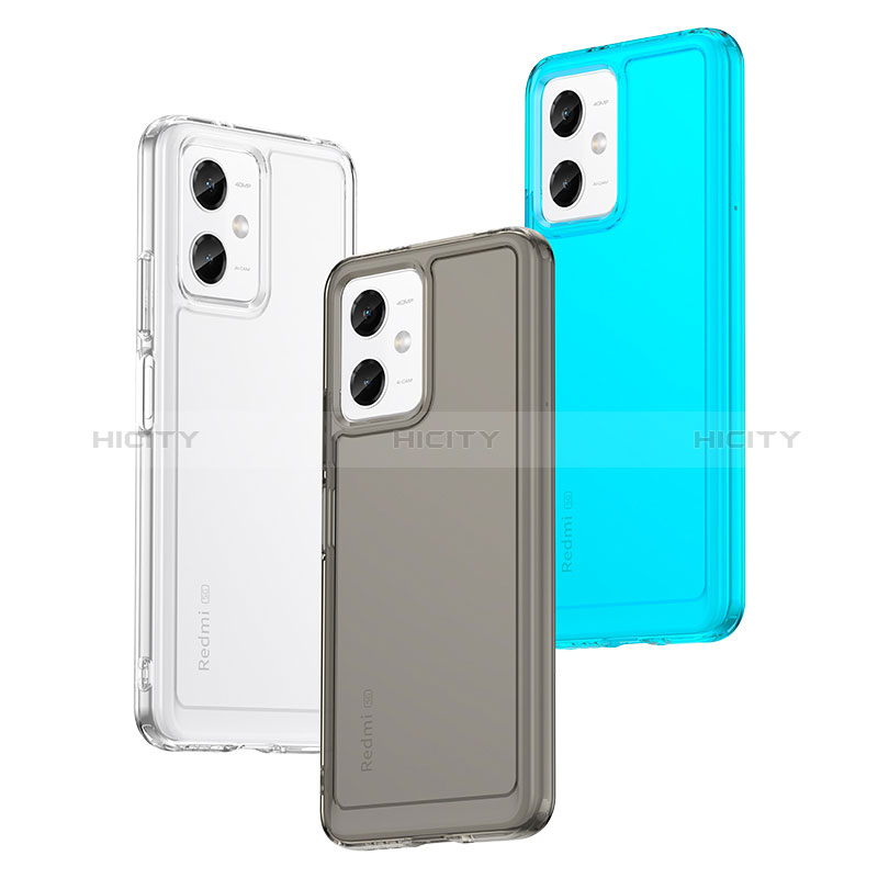 Coque Rebord Contour Silicone et Vitre Transparente Housse Etui J02S pour Xiaomi Redmi Note 12R Pro 5G Plus