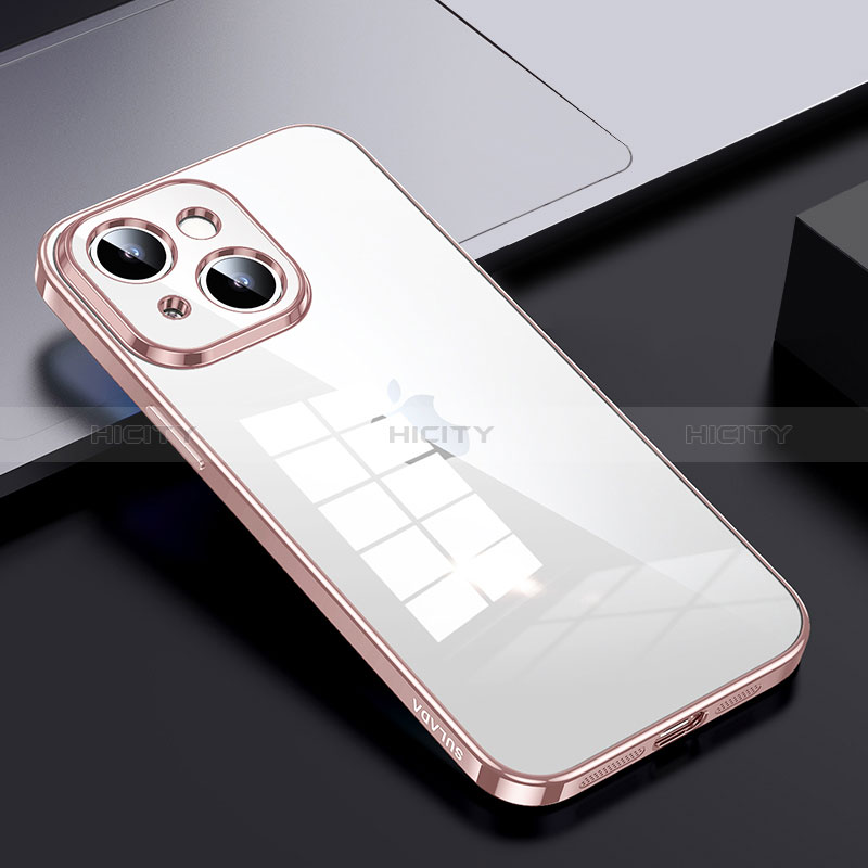 Coque Rebord Contour Silicone et Vitre Transparente Housse Etui LD2 pour Apple iPhone 13 Plus