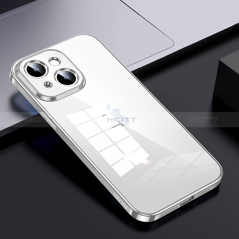 Coque Rebord Contour Silicone et Vitre Transparente Housse Etui LD2 pour Apple iPhone 13 Plus