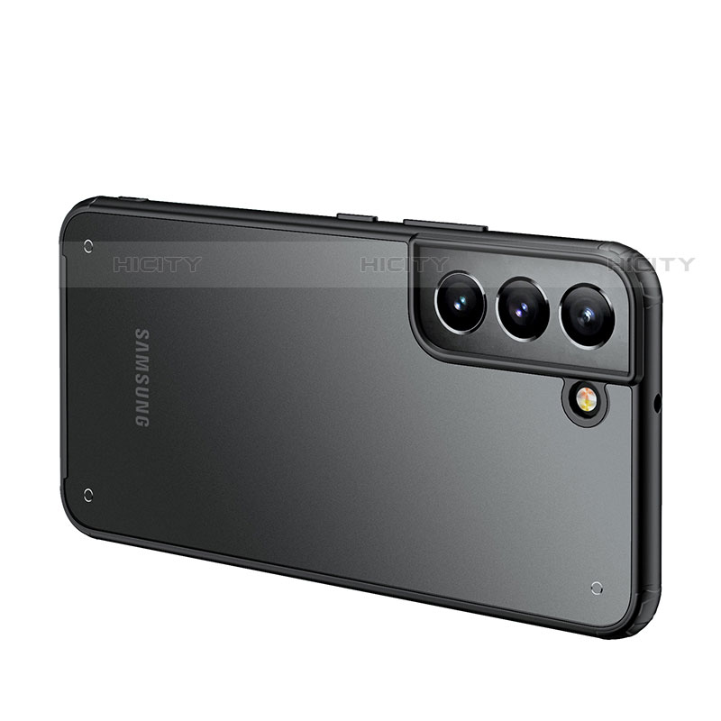 Coque Rebord Contour Silicone et Vitre Transparente Housse Etui M02 pour Samsung Galaxy S21 5G Plus