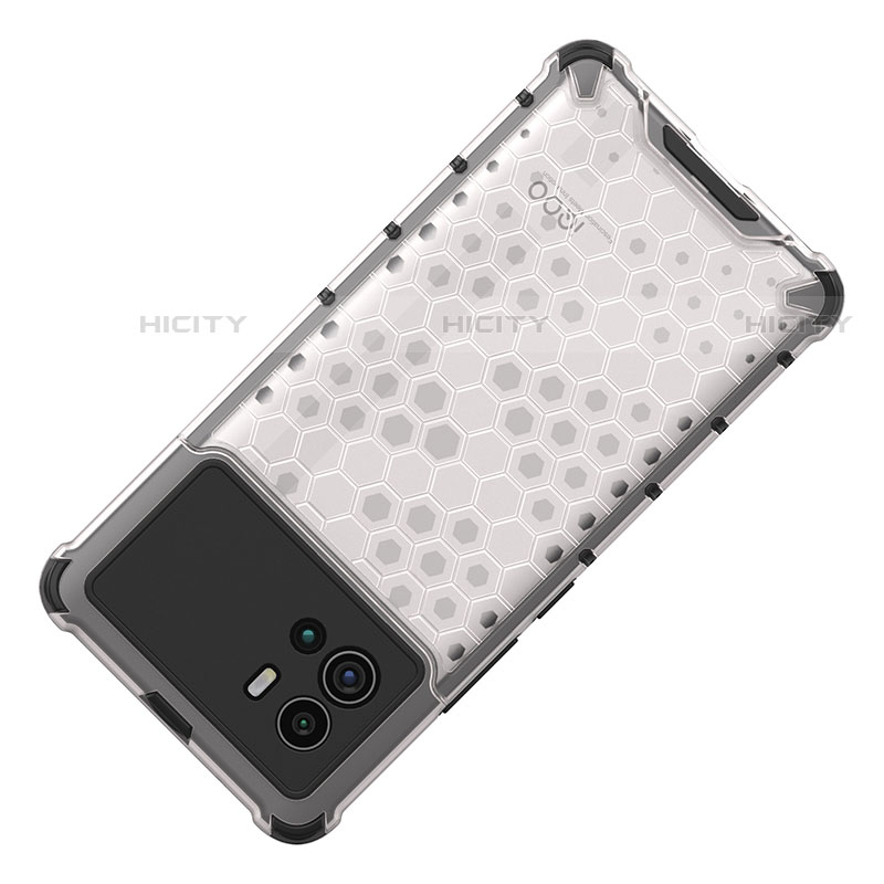 Coque Rebord Contour Silicone et Vitre Transparente Housse Etui M04 pour Vivo iQOO 9 Pro 5G Plus