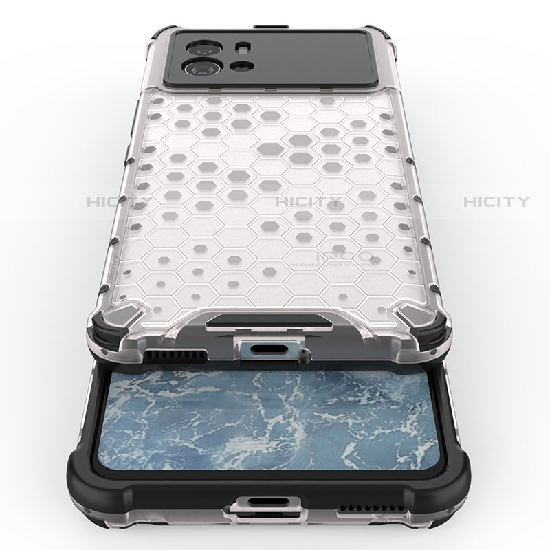 Coque Rebord Contour Silicone et Vitre Transparente Housse Etui M05 pour Vivo iQOO 9 Pro 5G Plus