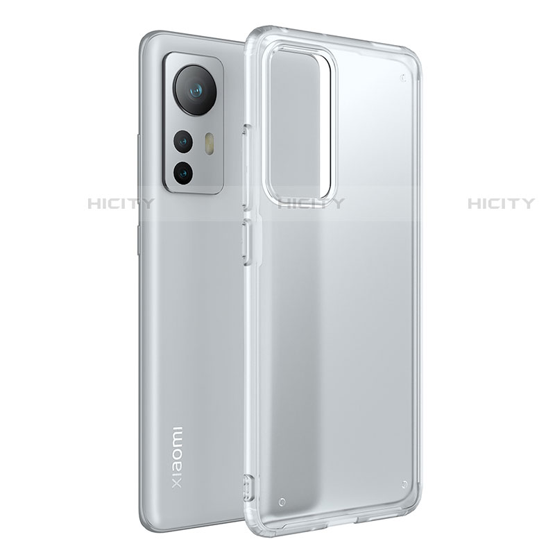 Coque Rebord Contour Silicone et Vitre Transparente Housse Etui M05 pour Xiaomi Mi 12 Lite 5G Plus