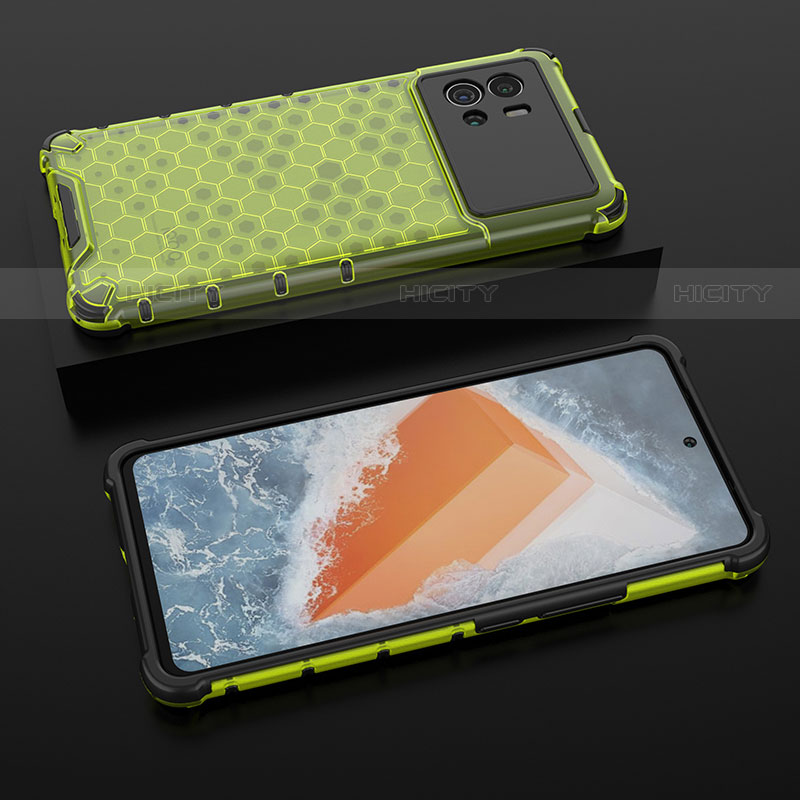 Coque Rebord Contour Silicone et Vitre Transparente Housse Etui M06 pour Vivo iQOO 9 5G Vert Plus