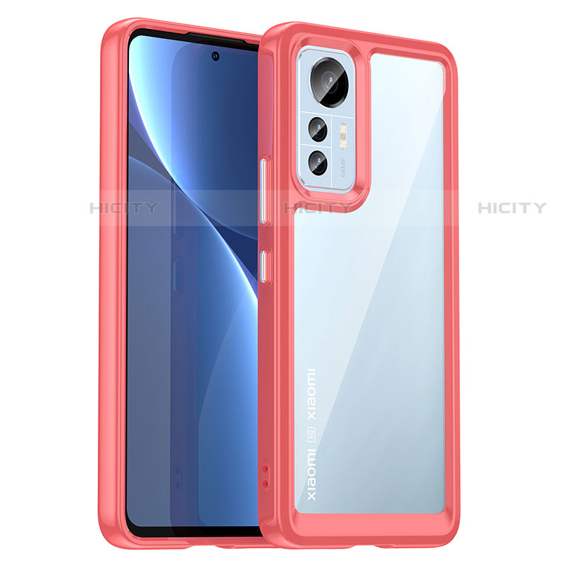 Coque Rebord Contour Silicone et Vitre Transparente Housse Etui M06 pour Xiaomi Mi 12 Lite 5G Plus