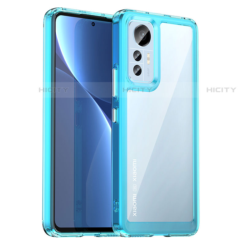 Coque Rebord Contour Silicone et Vitre Transparente Housse Etui M06 pour Xiaomi Mi 12 Lite 5G Plus