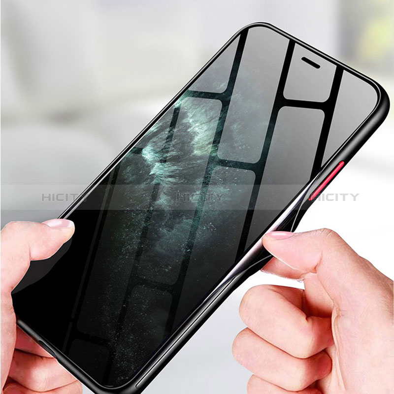 Coque Rebord Contour Silicone et Vitre Transparente Housse Etui P01 pour Vivo iQOO 10 5G Plus