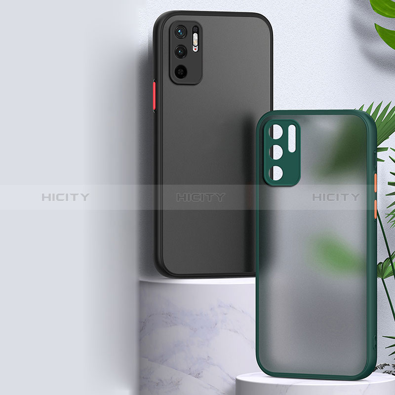 Coque Rebord Contour Silicone et Vitre Transparente Housse Etui P01 pour Xiaomi POCO M3 Pro 5G Plus