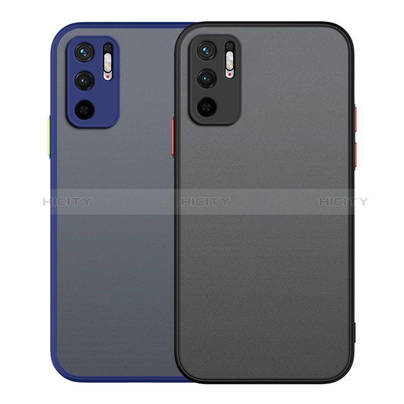 Coque Rebord Contour Silicone et Vitre Transparente Housse Etui P01 pour Xiaomi POCO M3 Pro 5G Plus