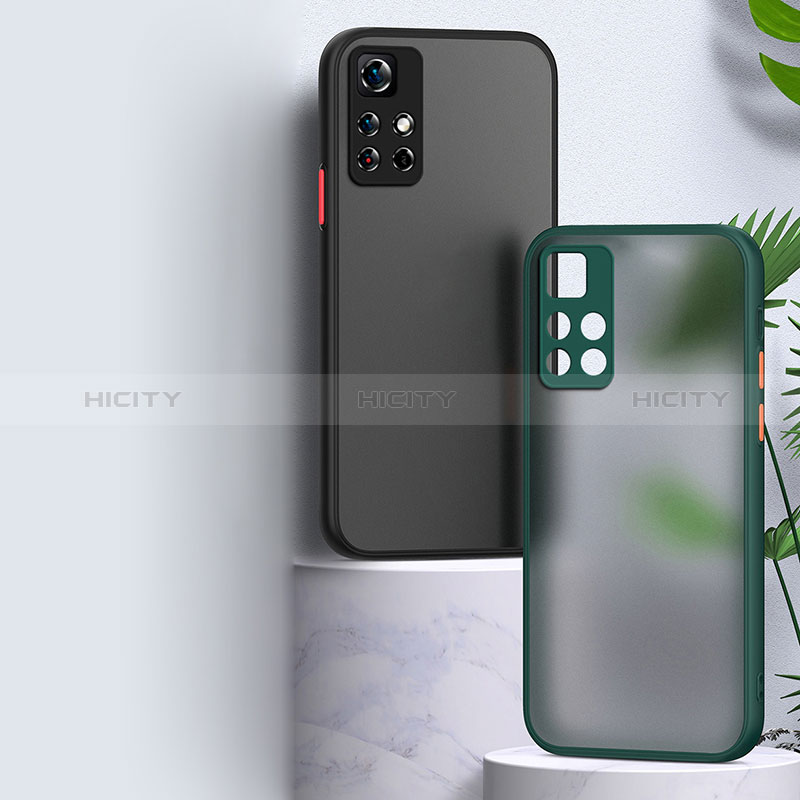 Coque Rebord Contour Silicone et Vitre Transparente Housse Etui P01 pour Xiaomi Poco M4 Pro 5G Plus