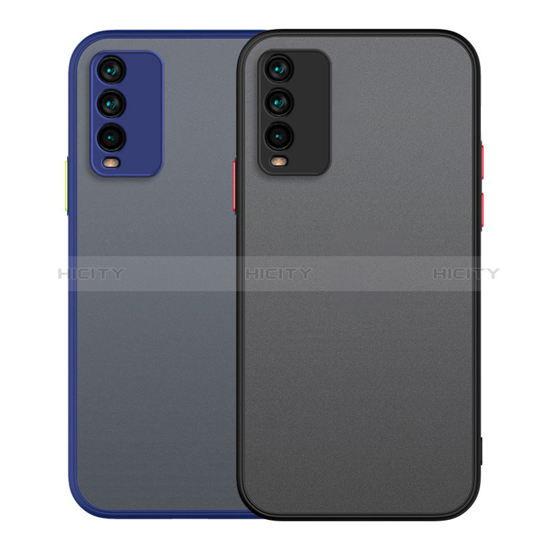 Coque Rebord Contour Silicone et Vitre Transparente Housse Etui P01 pour Xiaomi Redmi 9 Power Plus