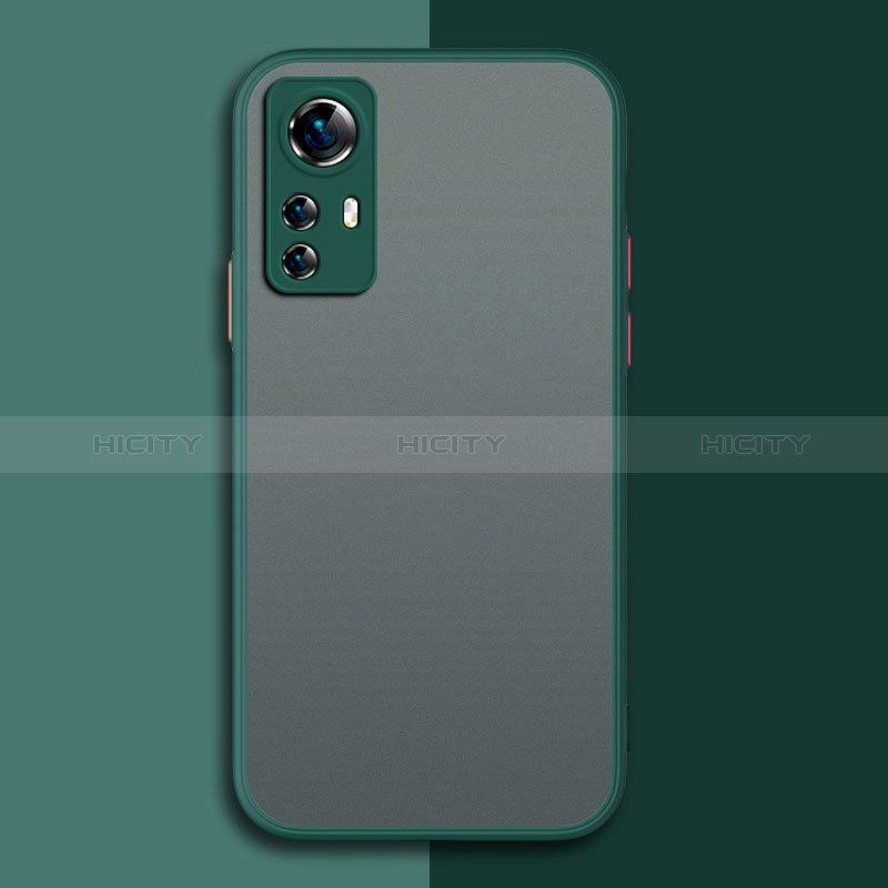 Coque Rebord Contour Silicone et Vitre Transparente Housse Etui P02 pour Xiaomi Redmi Note 12S Vert Nuit Plus