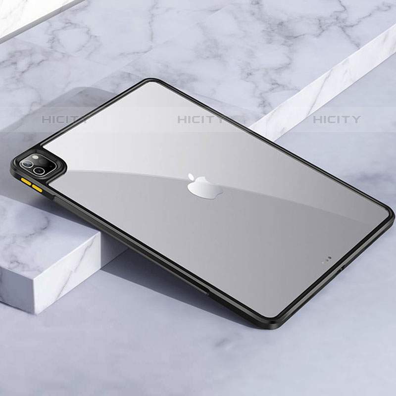Coque Rebord Contour Silicone et Vitre Transparente Housse Etui pour Apple iPad Pro 11 (2021) Plus