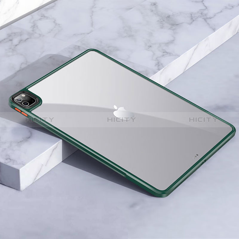 Coque Rebord Contour Silicone et Vitre Transparente Housse Etui pour Apple iPad Pro 11 (2022) Plus