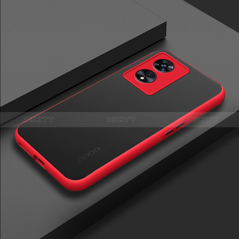 Coque Rebord Contour Silicone et Vitre Transparente Housse Etui pour Huawei Honor X5 Plus Rouge Plus