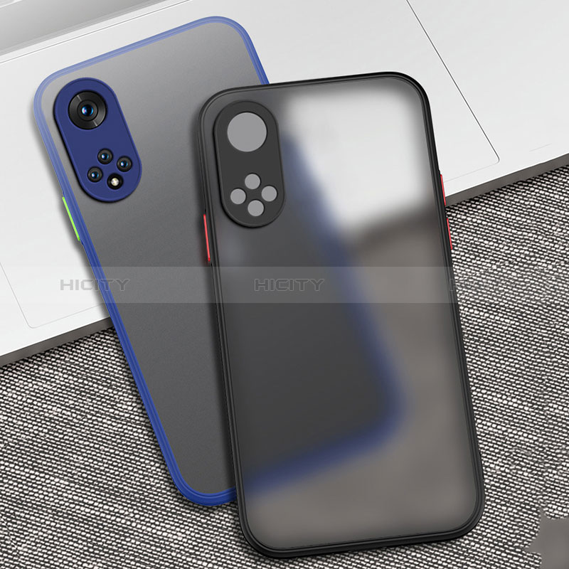 Coque Rebord Contour Silicone et Vitre Transparente Housse Etui pour Huawei Nova 9 Plus