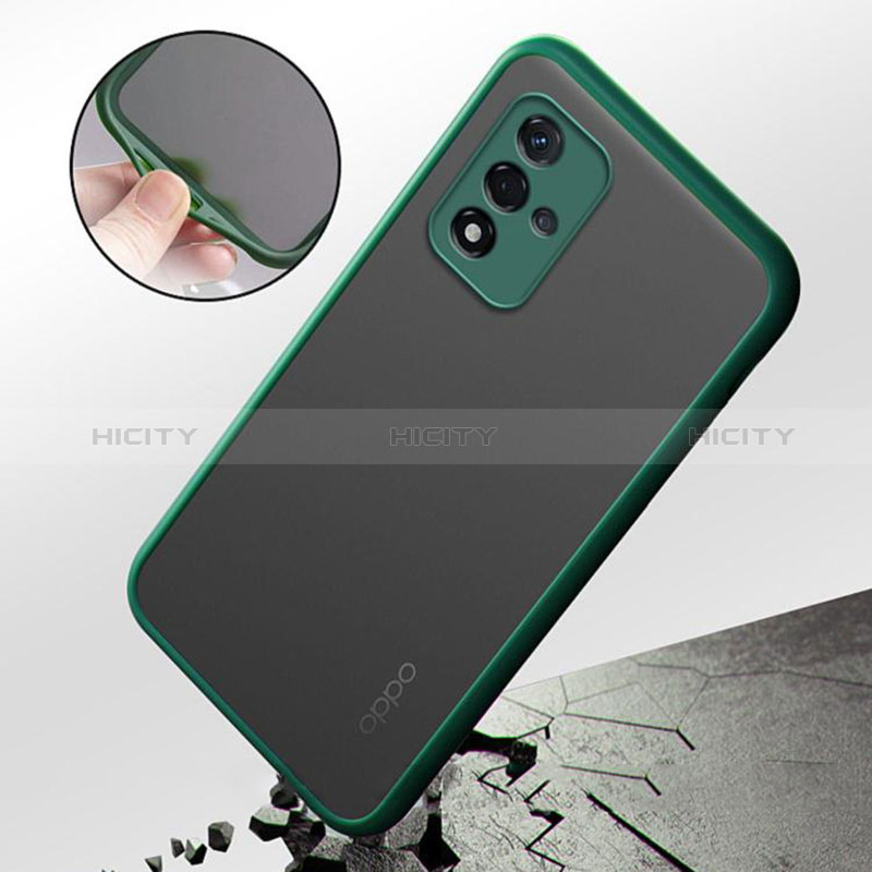 Coque Rebord Contour Silicone et Vitre Transparente Housse Etui pour Oppo A93s 5G Plus