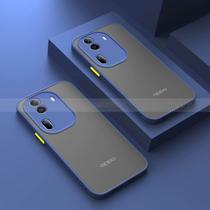 Coque Rebord Contour Silicone et Vitre Transparente Housse Etui pour Oppo Reno11 Pro 5G Plus