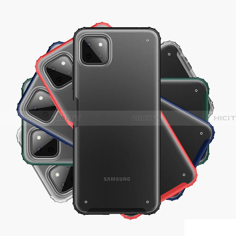 Coque Rebord Contour Silicone et Vitre Transparente Housse Etui pour Samsung Galaxy A22 5G Plus
