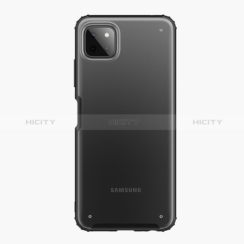 Coque Rebord Contour Silicone et Vitre Transparente Housse Etui pour Samsung Galaxy A22s 5G Plus