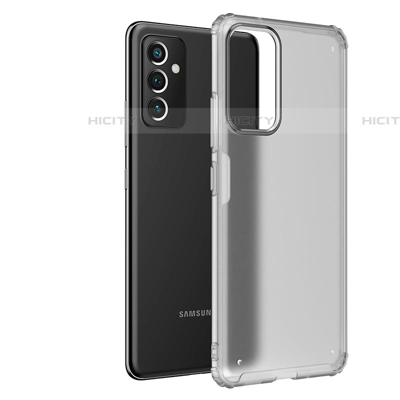 Coque Rebord Contour Silicone et Vitre Transparente Housse Etui pour Samsung Galaxy A24 4G Clair Plus