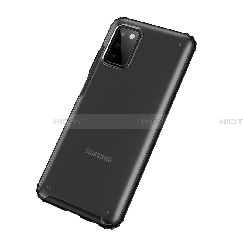 Coque Rebord Contour Silicone et Vitre Transparente Housse Etui pour Samsung Galaxy F02S SM-E025F Plus