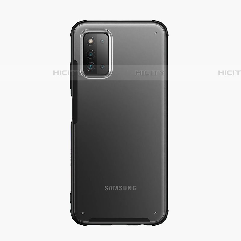 Coque Rebord Contour Silicone et Vitre Transparente Housse Etui pour Samsung Galaxy F52 5G Plus